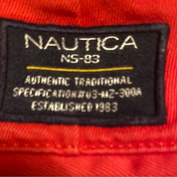Nautica Men's Vibrant Red Chinos40-32 - Picture 3 of 5